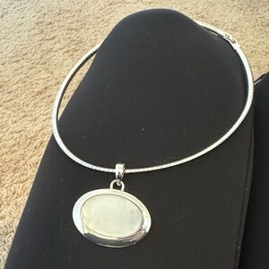 Elegant Silver Pendant Necklace